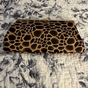 COPY - Hobo clutch leopard leather print